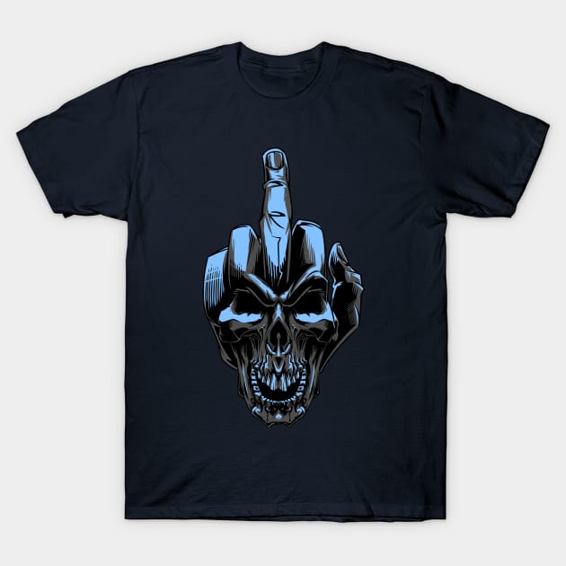 skull f*ck T-Shirt by Chack Loon